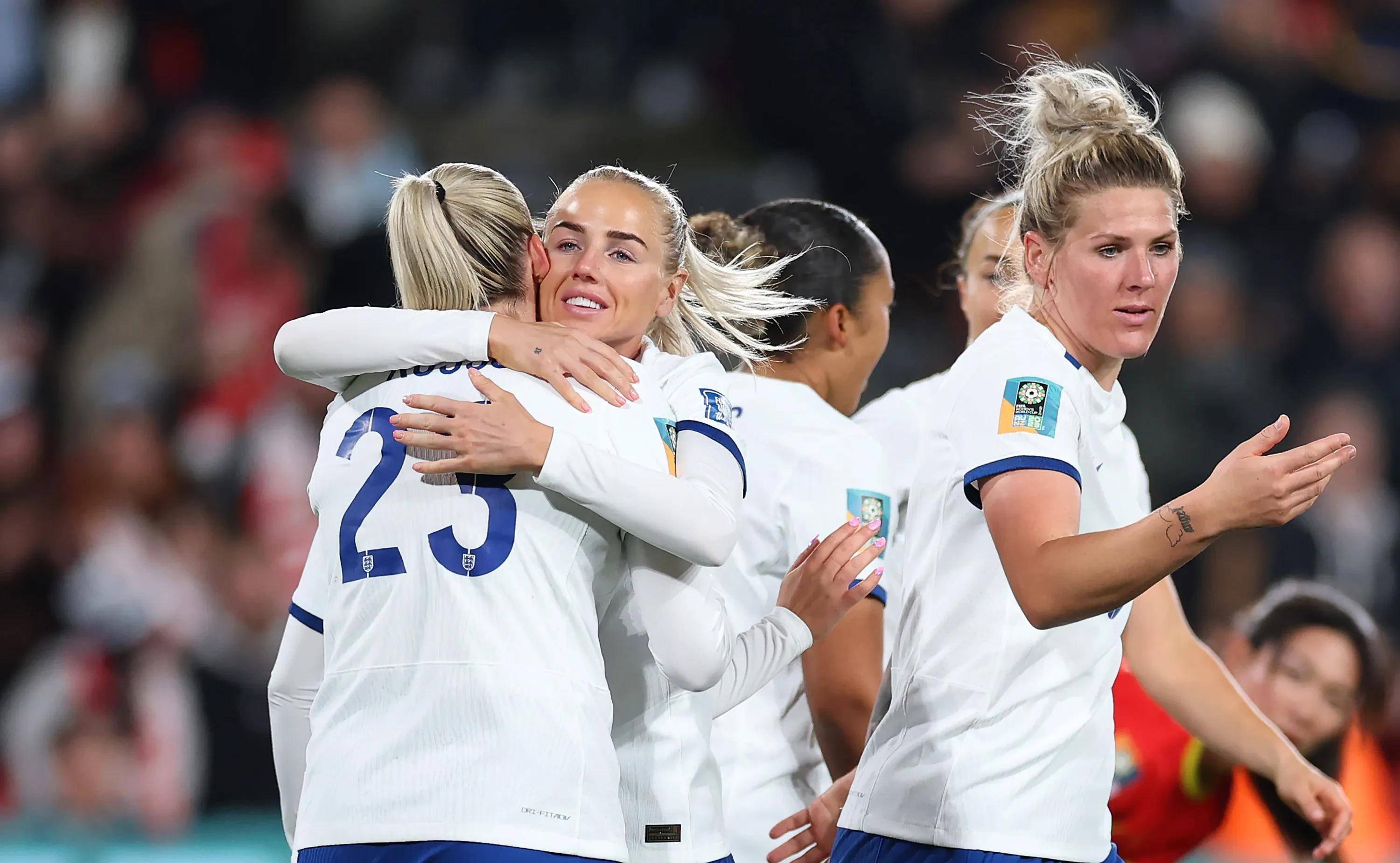 英格兰女子足球队士气高昂 英格兰女子足球队士气高昂